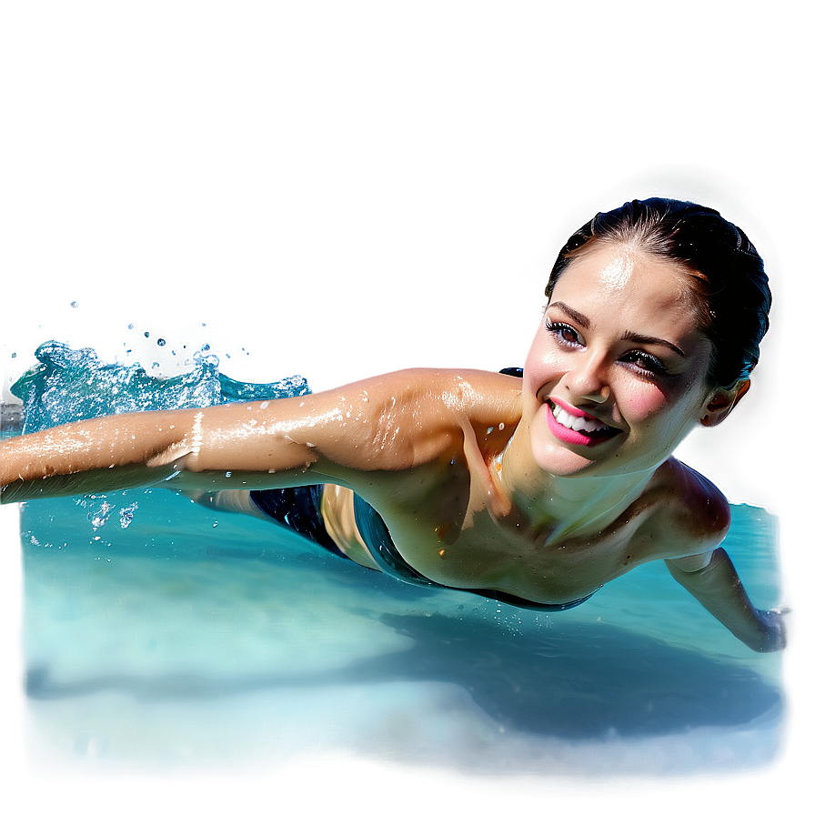 Swimming In Crystal Clear Water Png Lyo