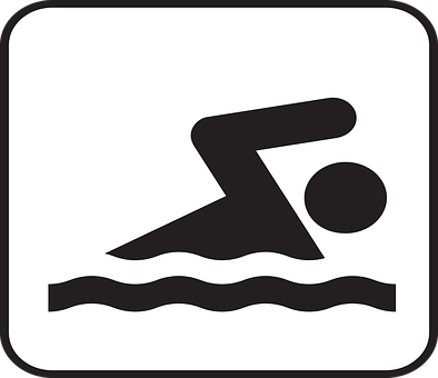 Swimming Symbol Icon