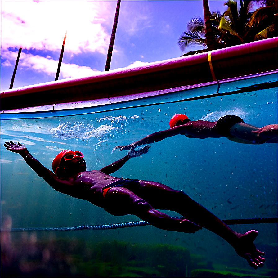 Swimming Training Session Png 9