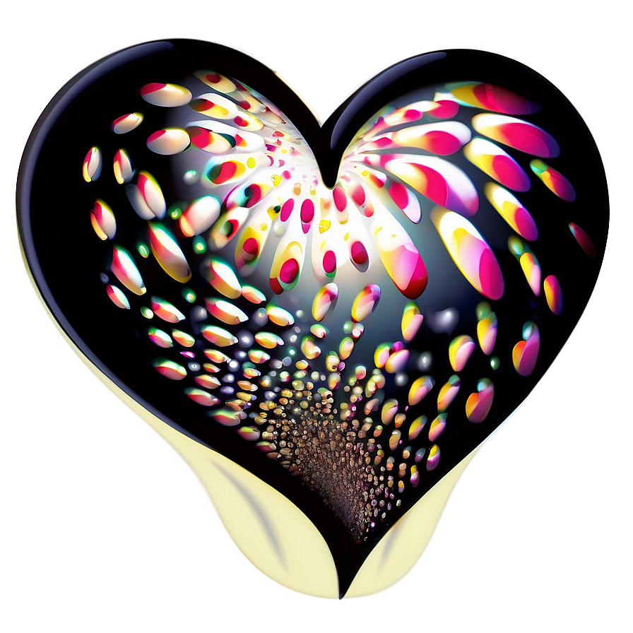 Swirling Heart Clipart Pattern Png 05252024