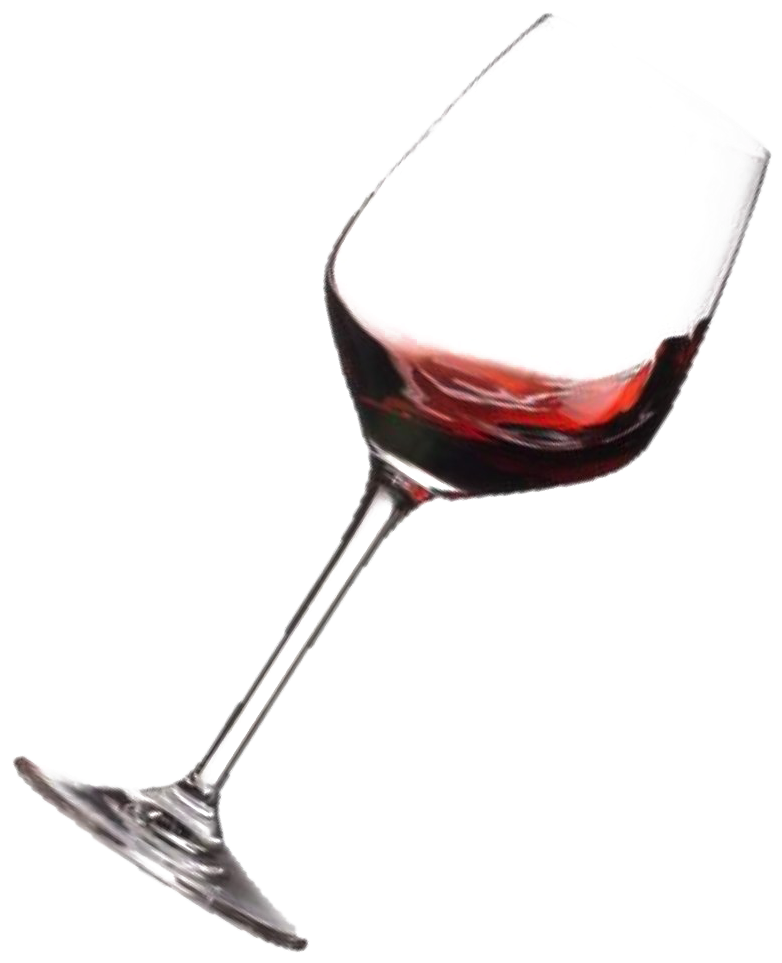 Swirling Red Wine Glass