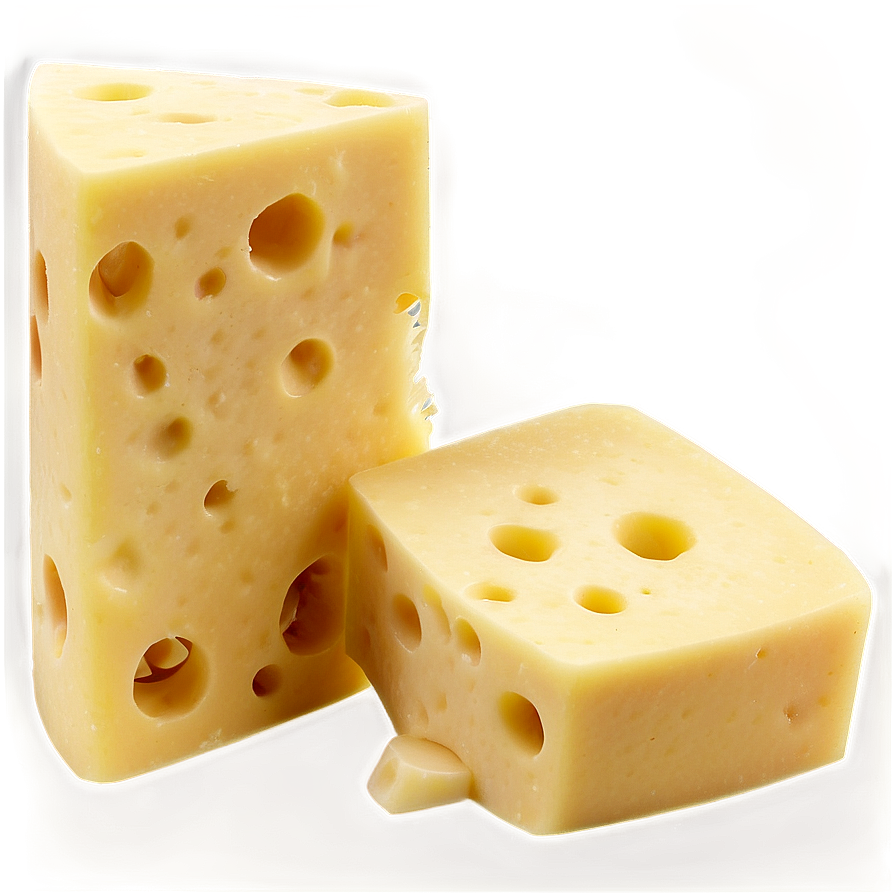 Swiss Cheese Chunks Png 06132024