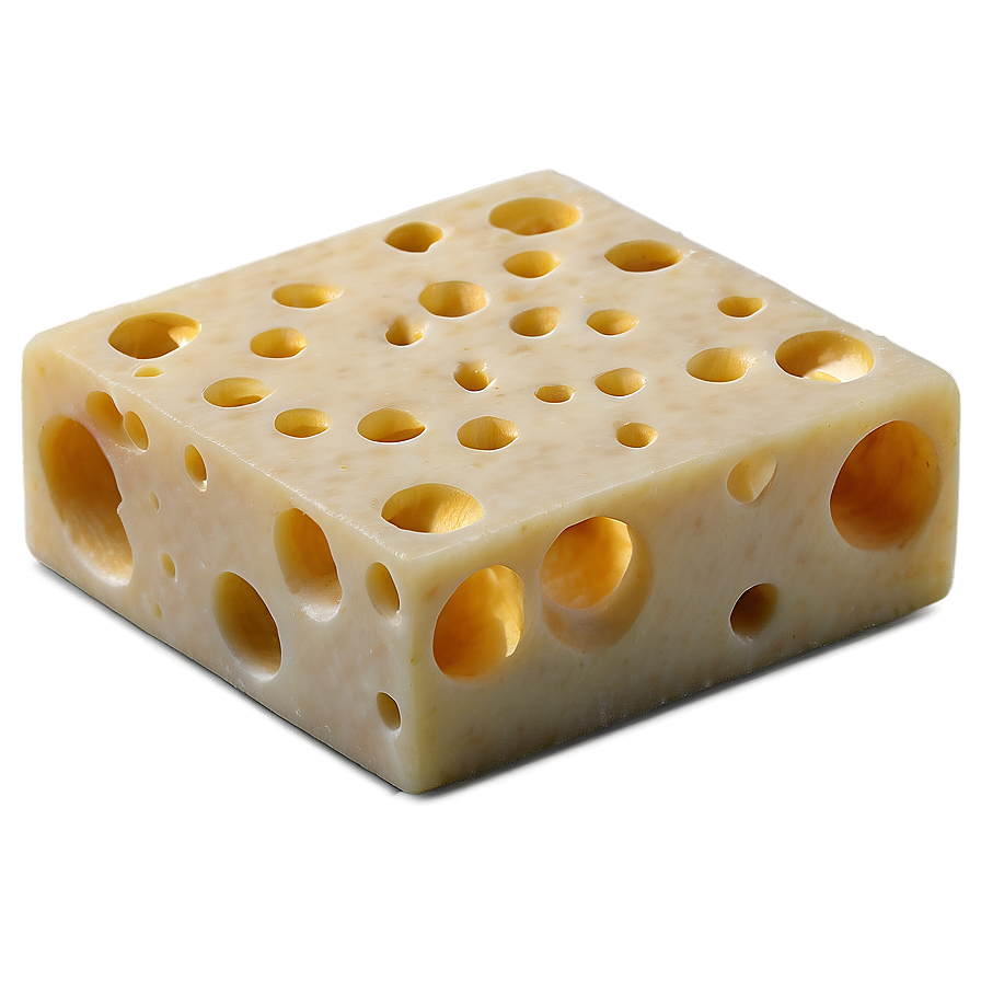 Swiss Cheese Cube Png 06132024