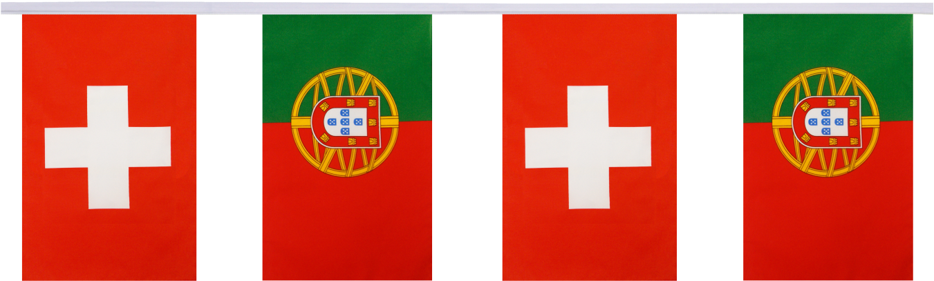 Swiss Portuguese Flags Comparison