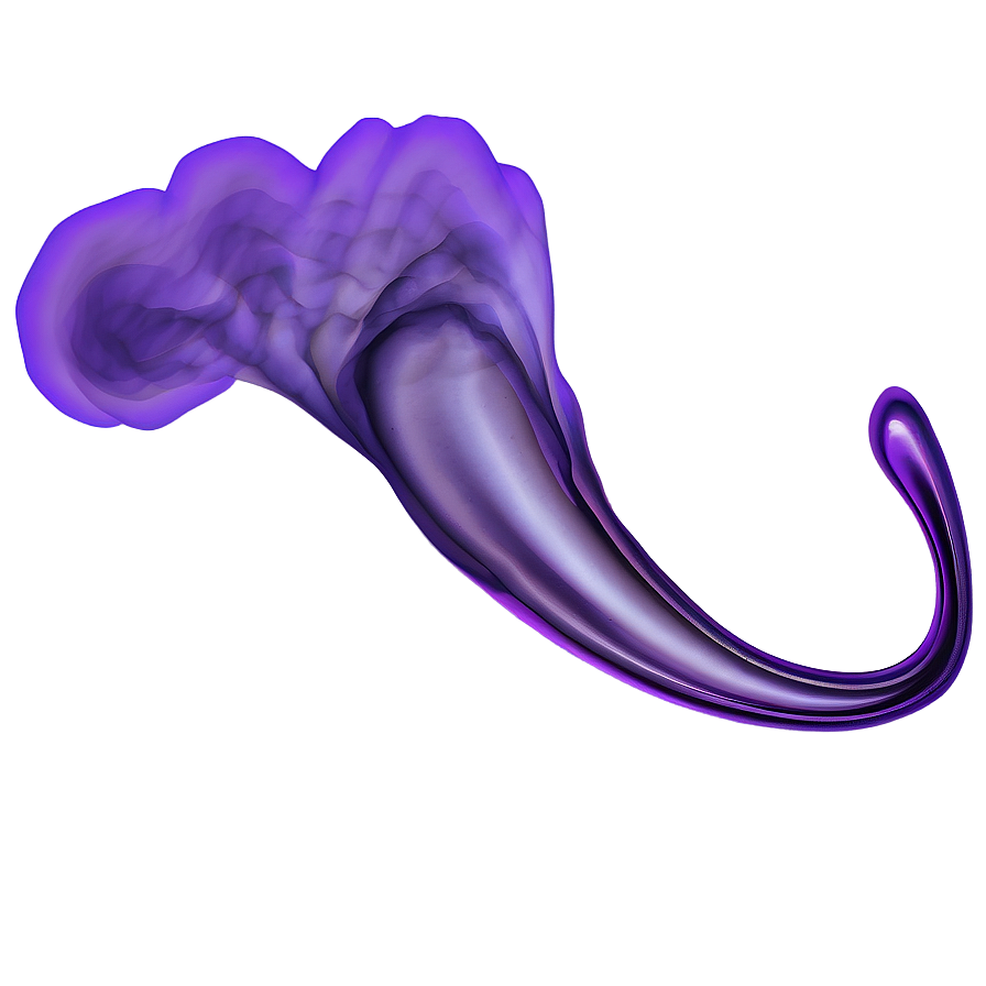 Swooshing Purple Smoke Png 35