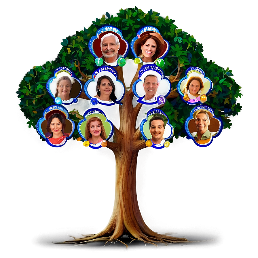 Symbolic Family Reunion Tree Png Sfl