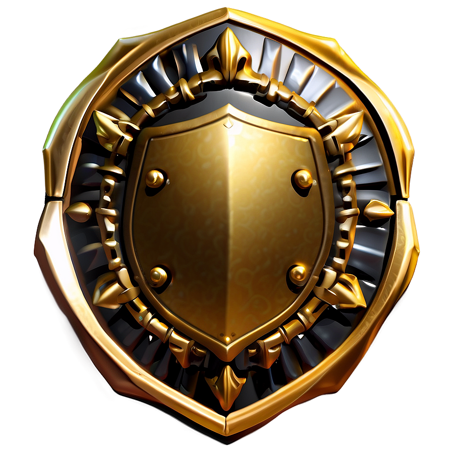 Symbolic Gold Shield Png 92