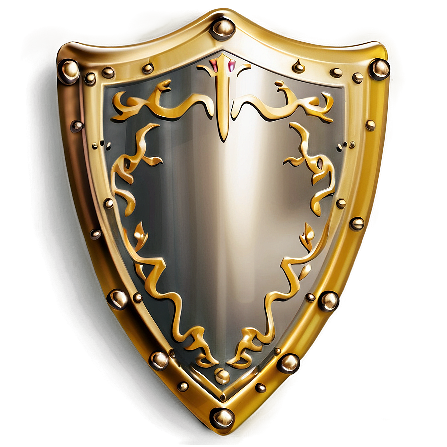 Symbolic Gold Shield Png Bde46