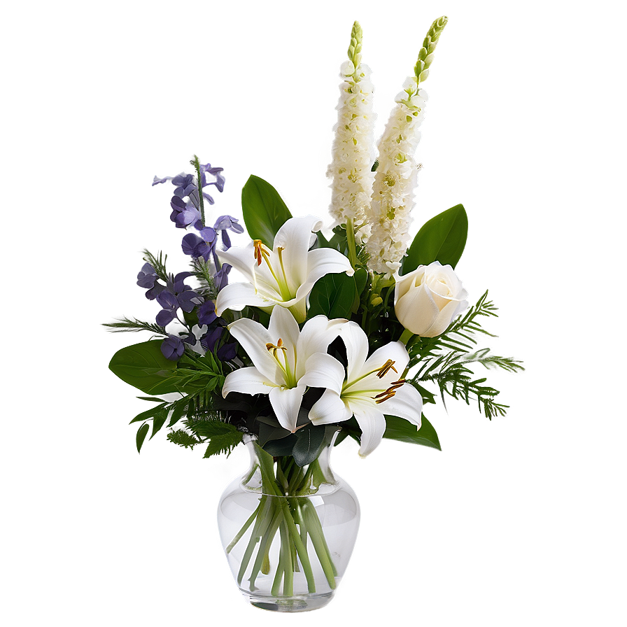 Sympathy Flowers In Vase Png Iyg54