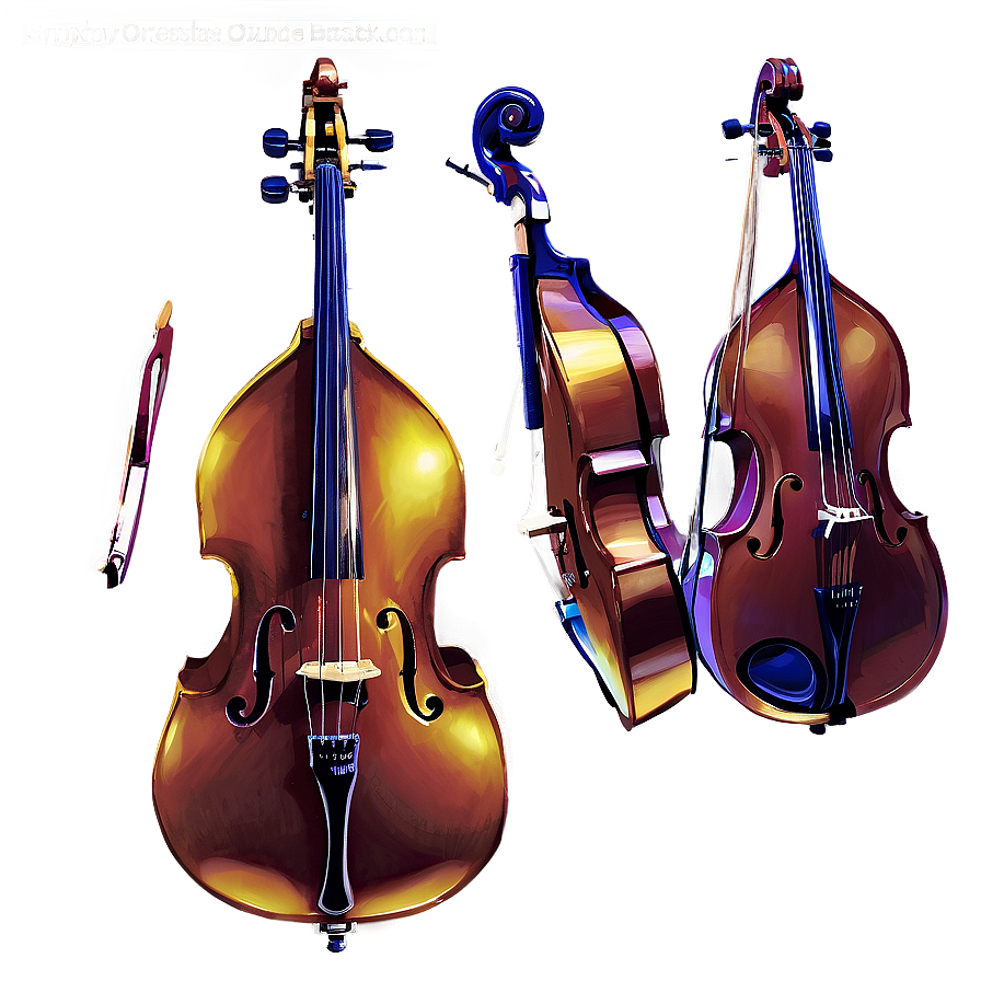 Symphony Orchestra Double Bass Png Cka47