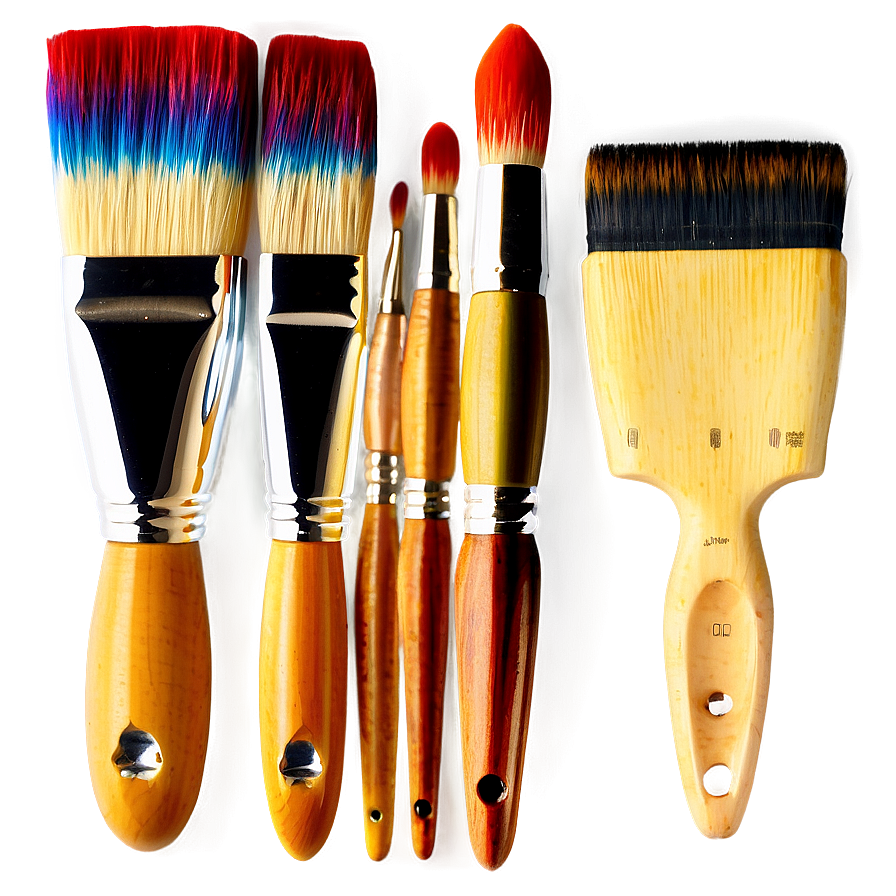 Synthetic Paint Brushes Png Alb40