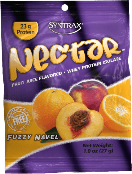 Syntrax Nectar Whey Protein Isolate Fuzzy Navel Flavor Packet