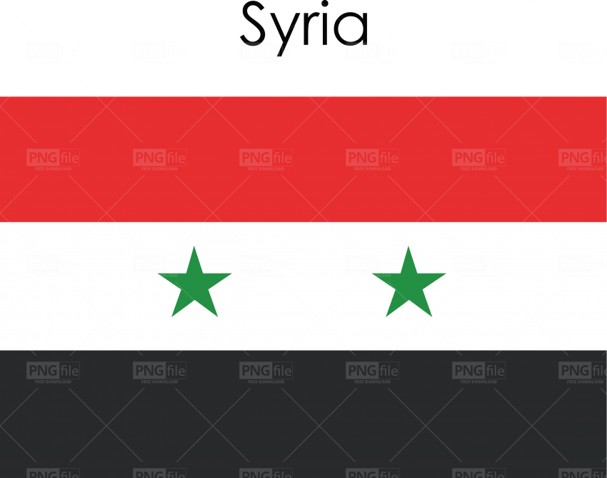 Syrian Flag Watermarked