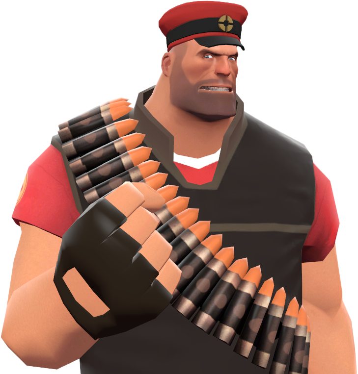 T F2 Heavy Character Portrait