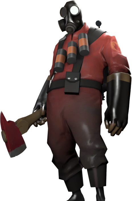 T F2 Pyro Character Model