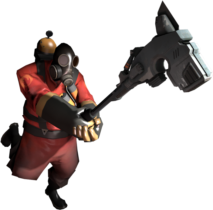 T F2_ Pyro_with_ Flamethrower