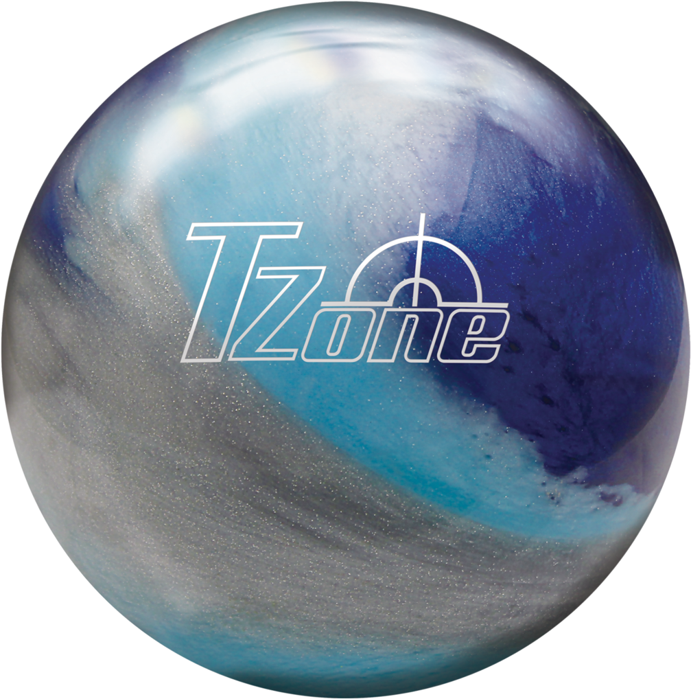 T Zone Bowling Ball Blue Silver