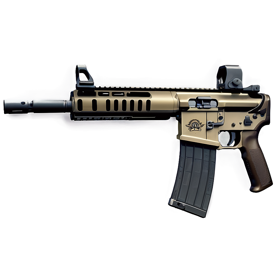 Tactical Ar 15 Illustration Png 05262024