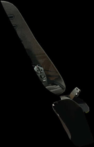 Tactical Folding Knifein Dark Background