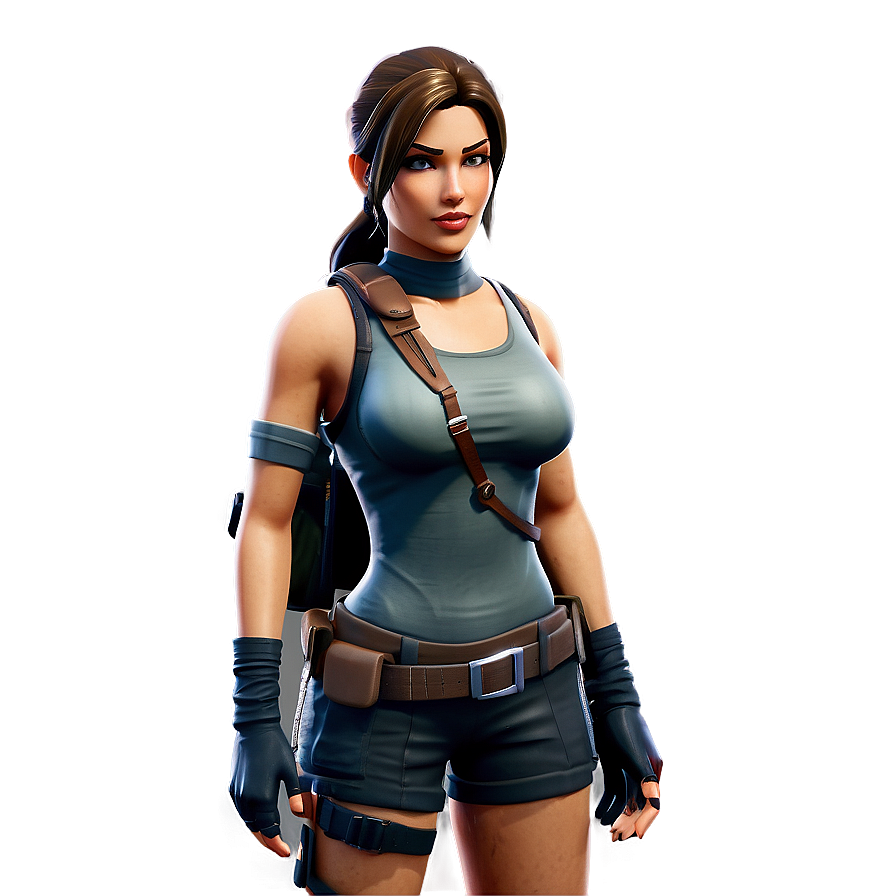 Tactical Lara Croft Fortnite Outfit Png 33