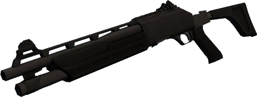 Tactical Shotgun Isolated