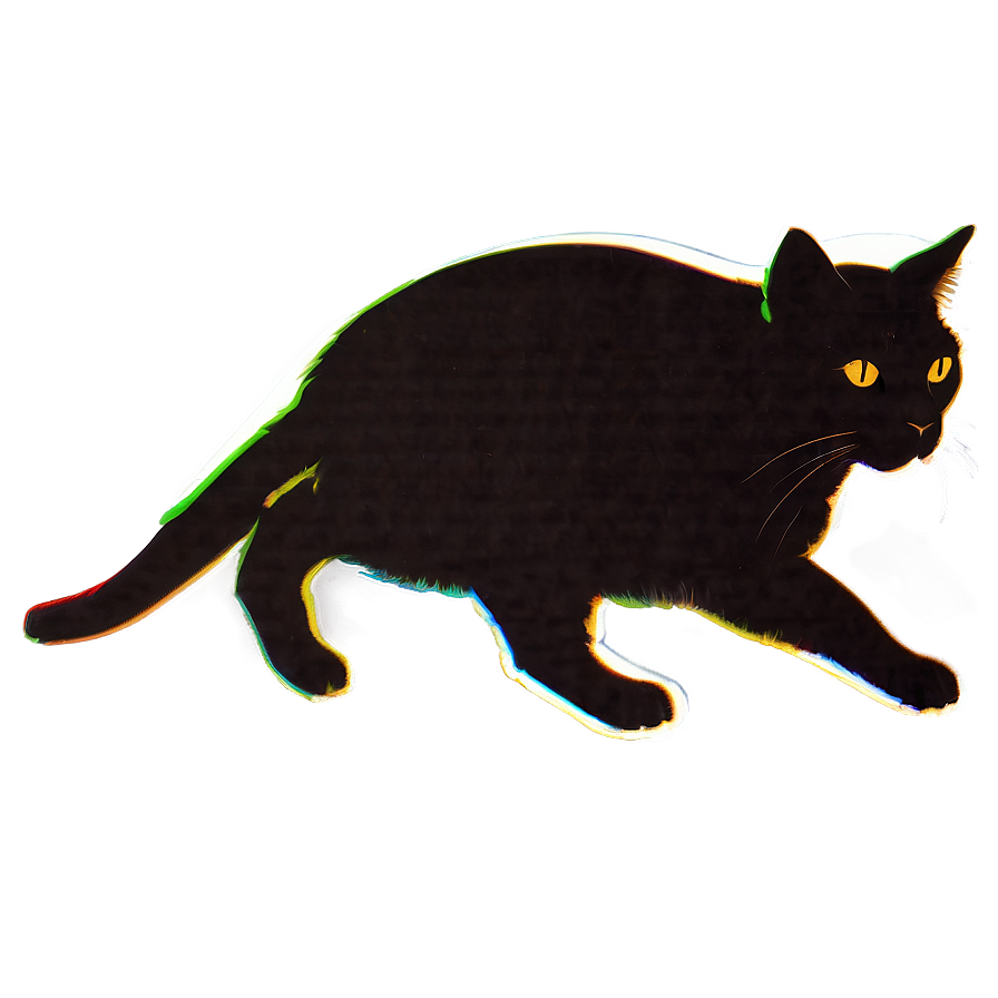 Tail Up Cat Silhouette Png Apl31