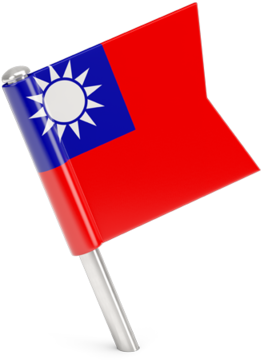 Taiwan Flag Waving