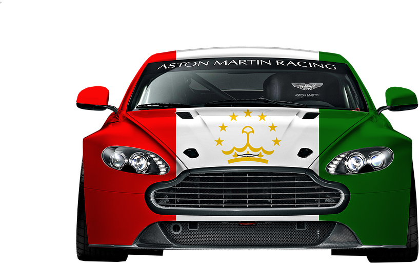 Tajikistan Flag Themed Aston Martin