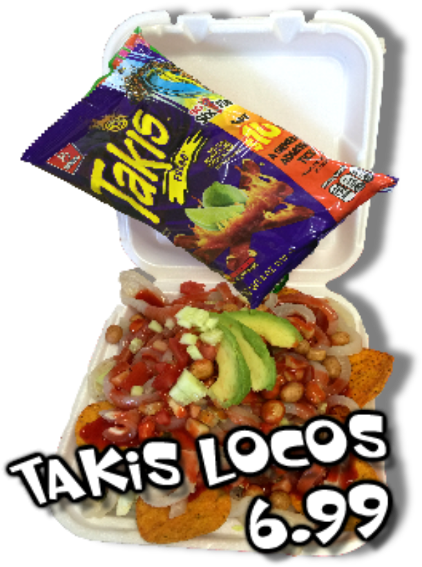 Takis Locos Dish Price Display