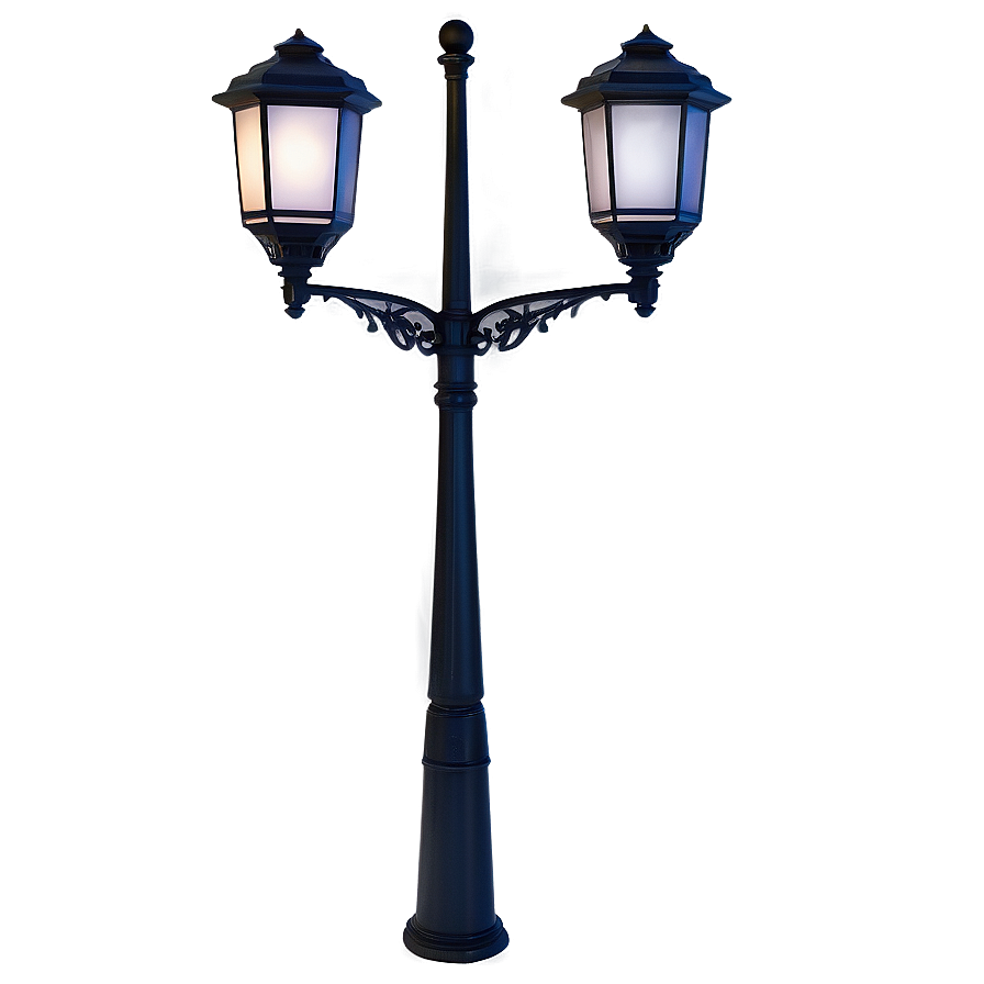 Tall City Light Post Png Aln