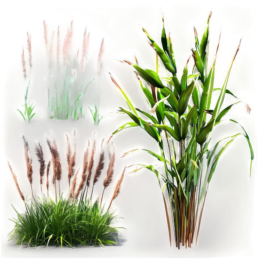 Tall Ornamental Grass Png Pri