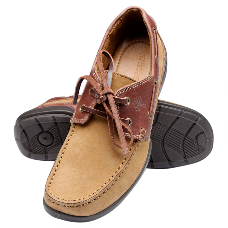 Tan Brown Mens Boat Shoes