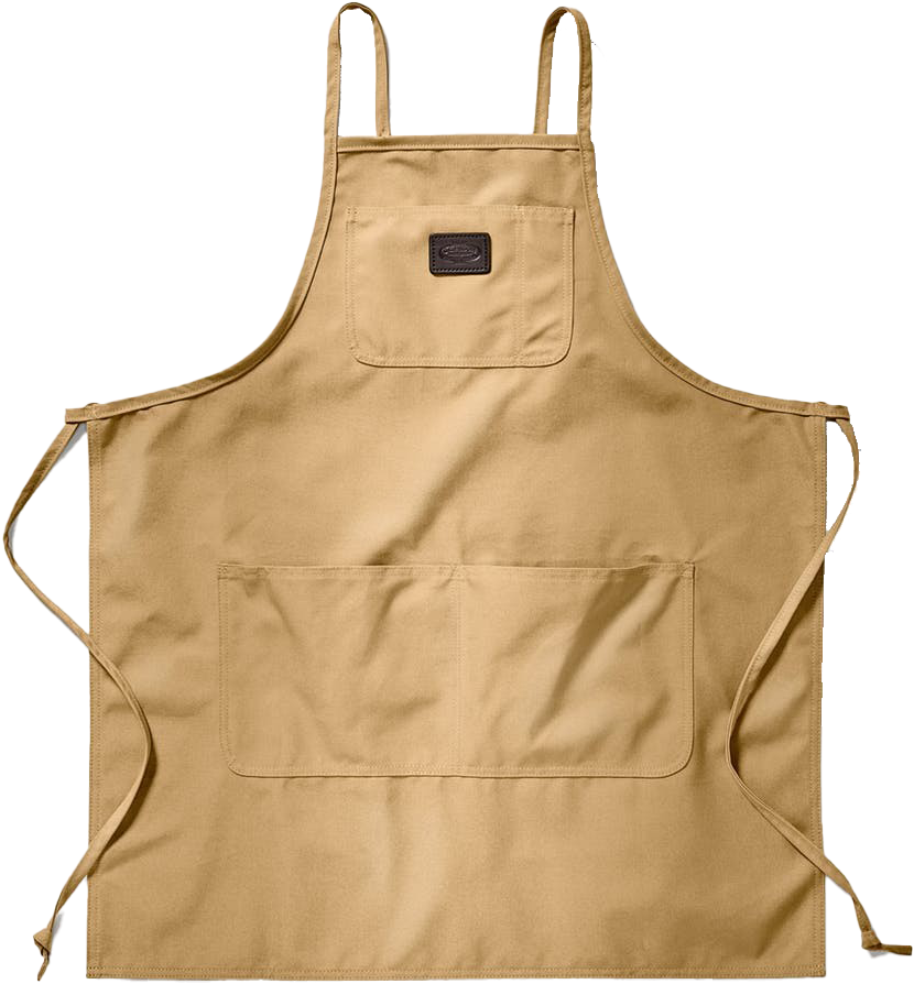 Tan Cotton Apron