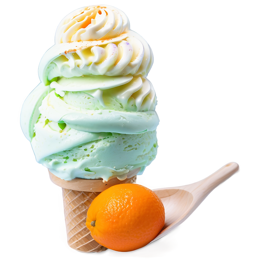 Tangerine Ice Cream Png 95