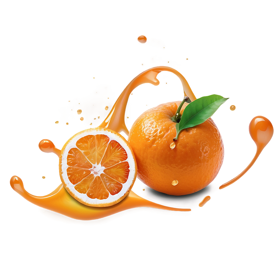 Tangerine Splash Png Ldg22