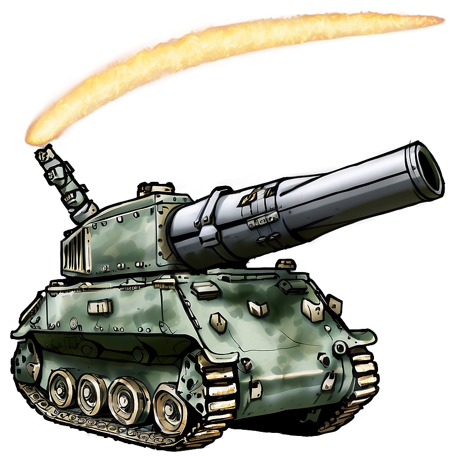 Tank Firing Cannon Png Bxc