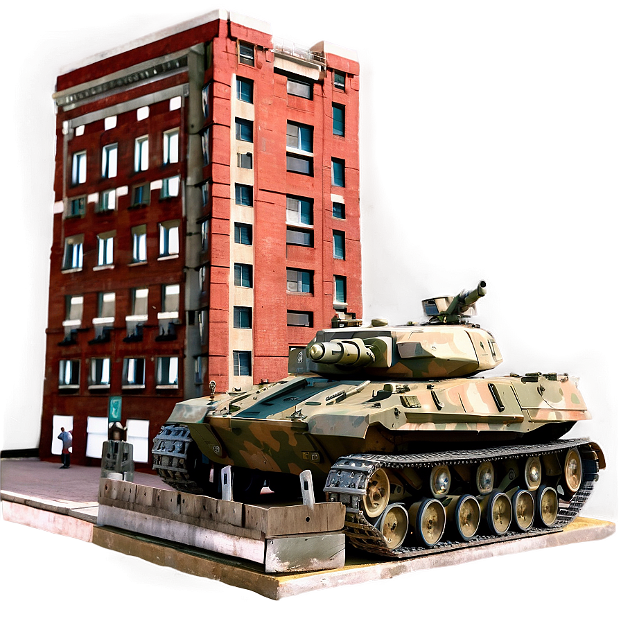 Tank In Urban Combat Png 50