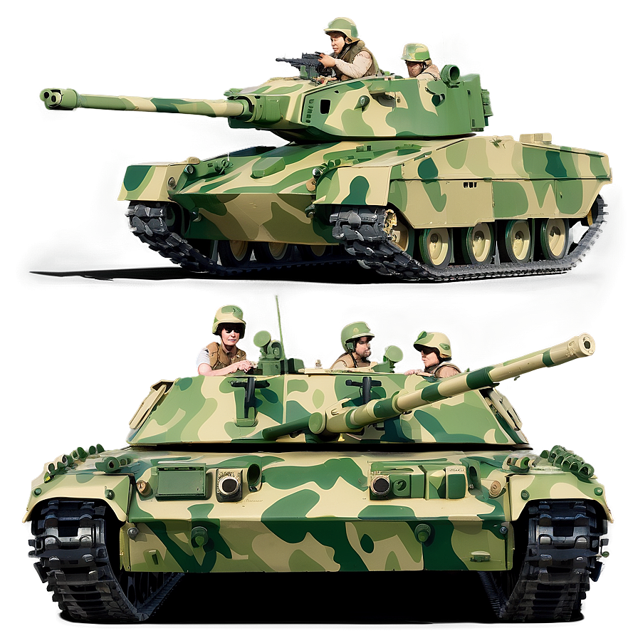 Tank With Infantry Support Png 27