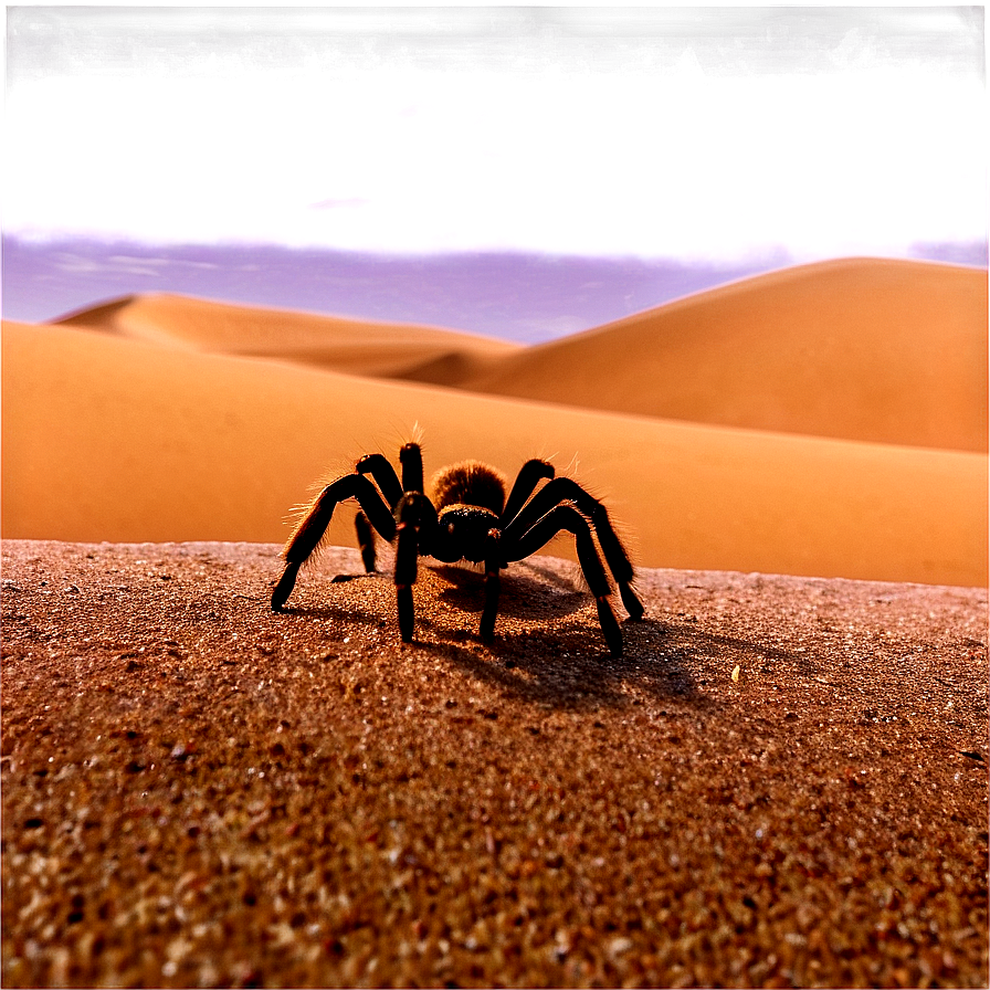 Tarantula In Sand Dunes Png Cgu