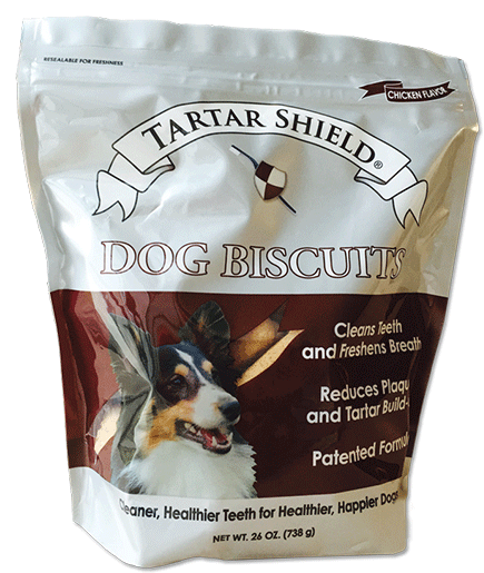 Tartar Shield Dog Biscuits Package