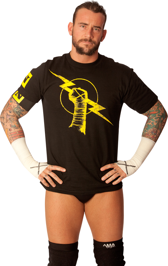 Tattooed Wrestlerin Black Shirt