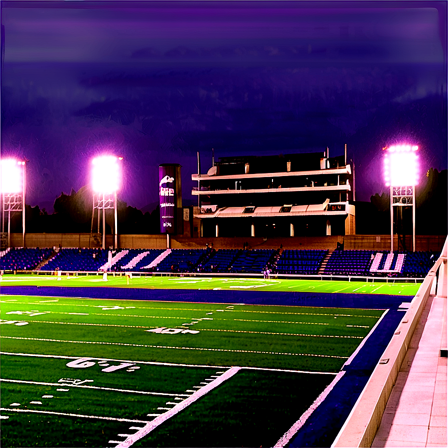 Tcu Stadium Night View Png Nlj91