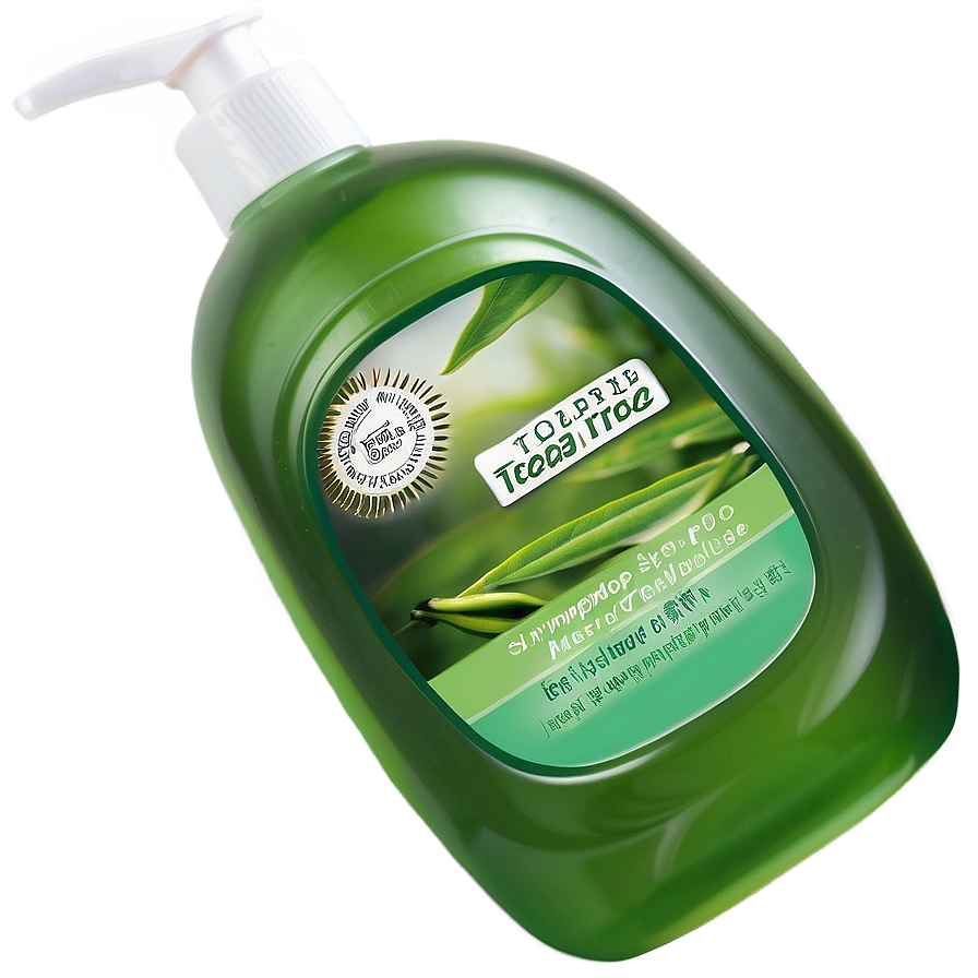 Tea Tree Shampoo Bottle Png Jnr81