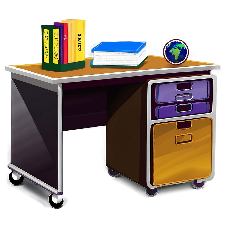 Teacher's Desk Png Bpq