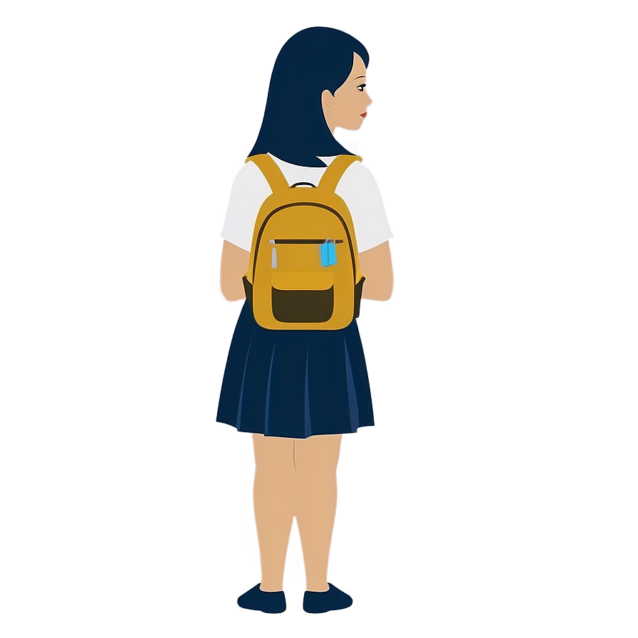 Teacher With Backpack Png 06242024