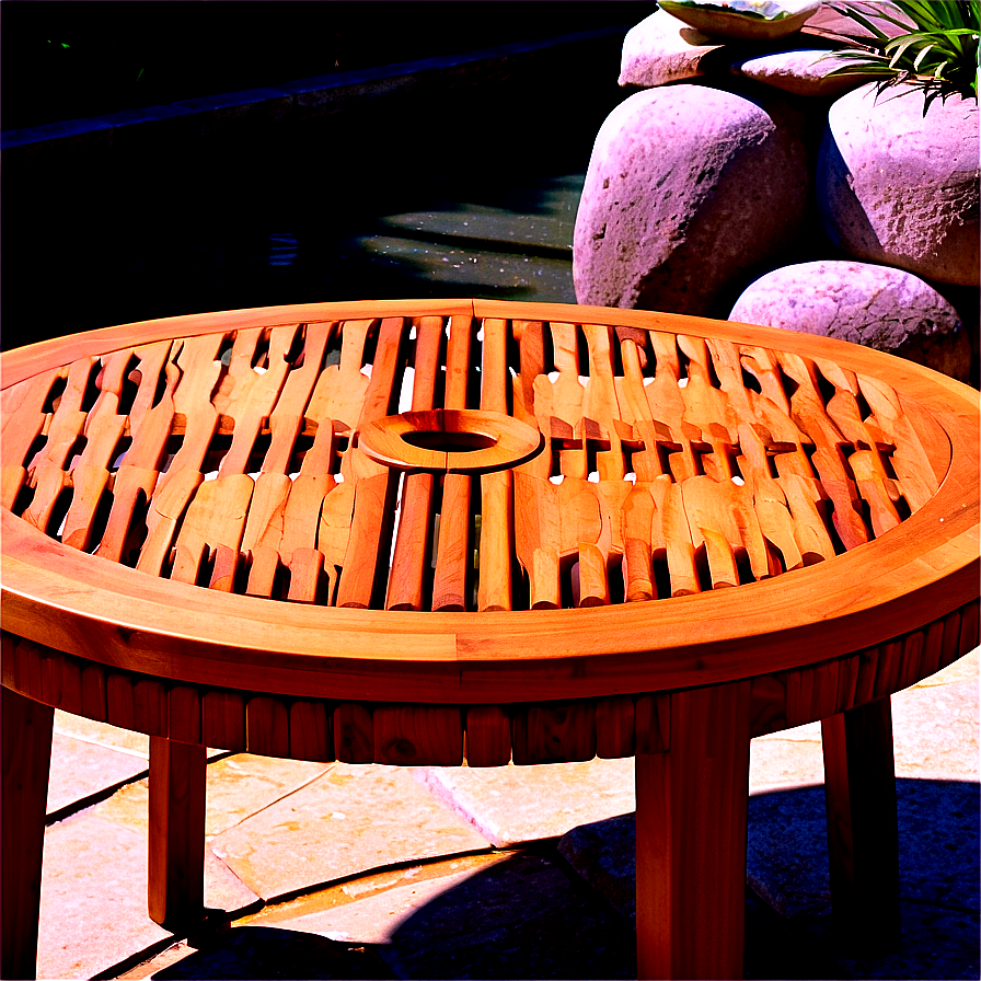 Teak Outdoor Table Png Amn39