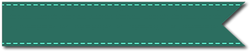 Teal Banner Design Element