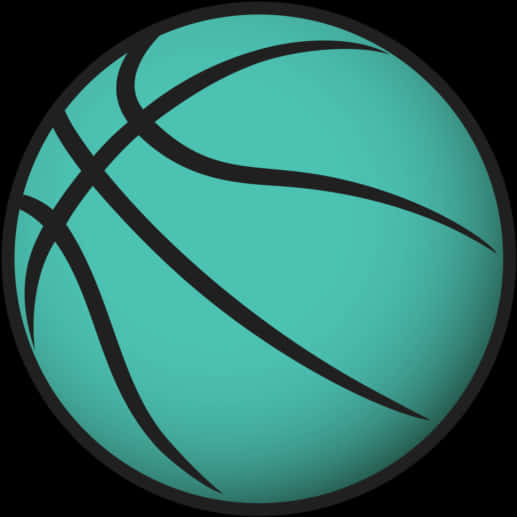 Teal_ Basketball_ Graphic