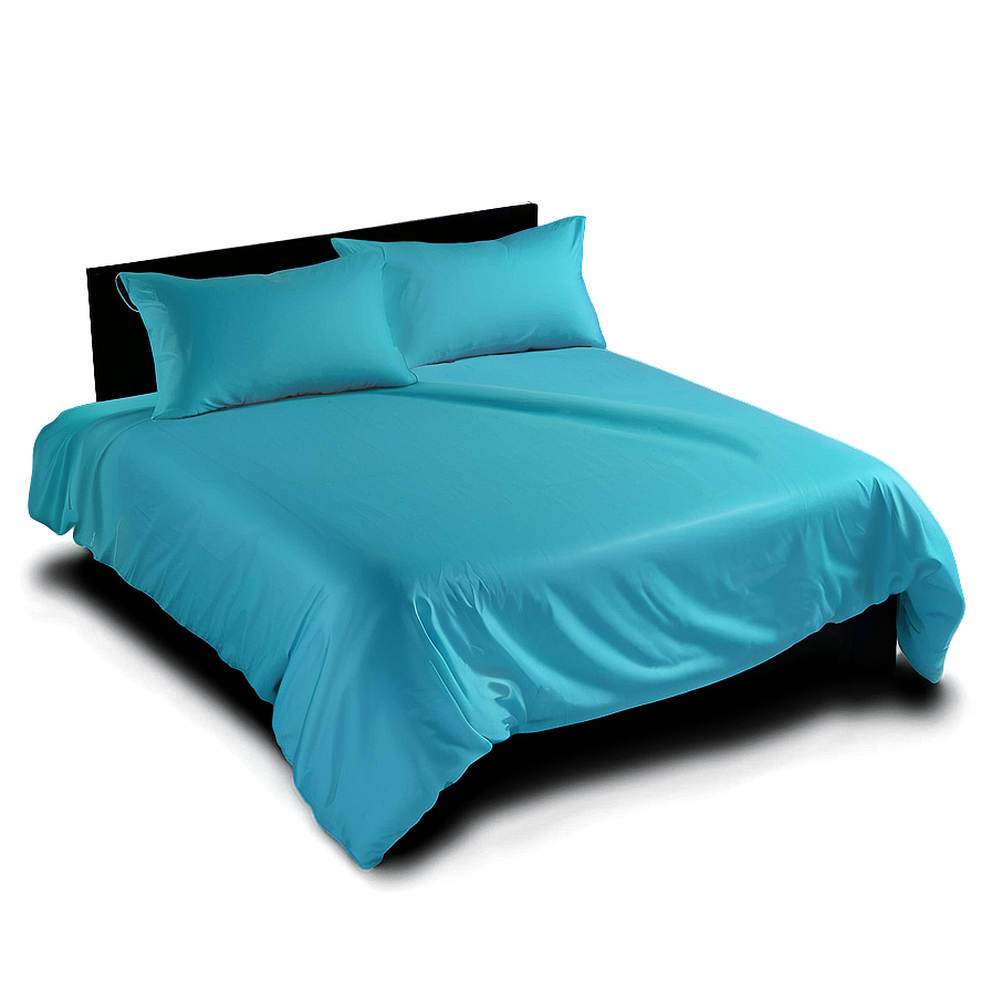 Teal Bed Sheet Png 31