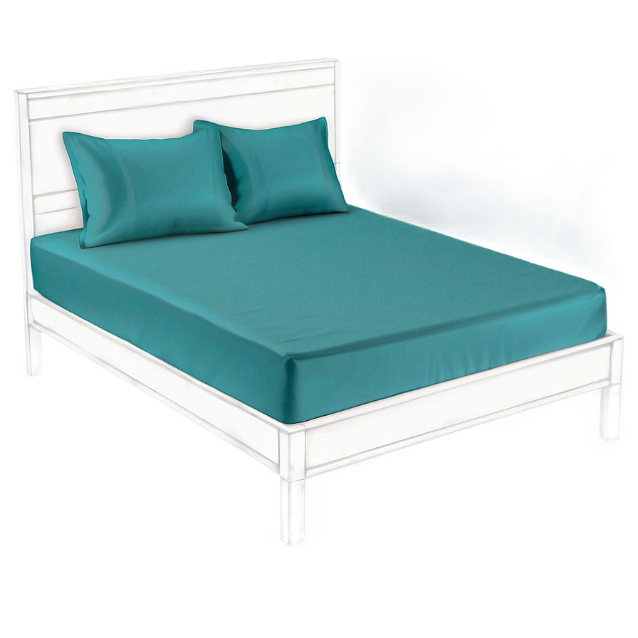 Teal Bed Sheet Png Pvx49